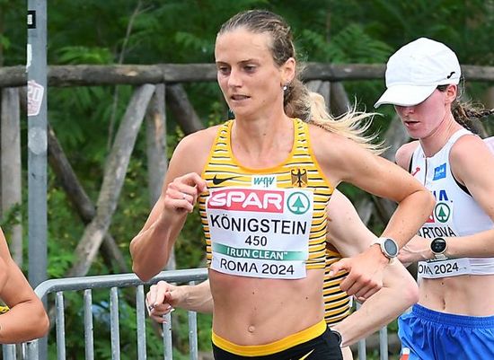 Fabienne Königstein läuft im Team zu Silber | EM Tag 3: Die Vormittags-Session 